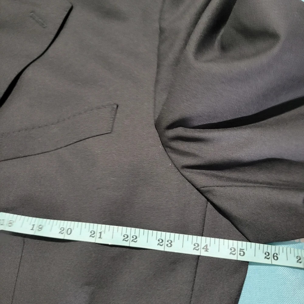 J Crew Crosby Classic-fit suit jacket in Italian wool 50R Black NWT *Flaw